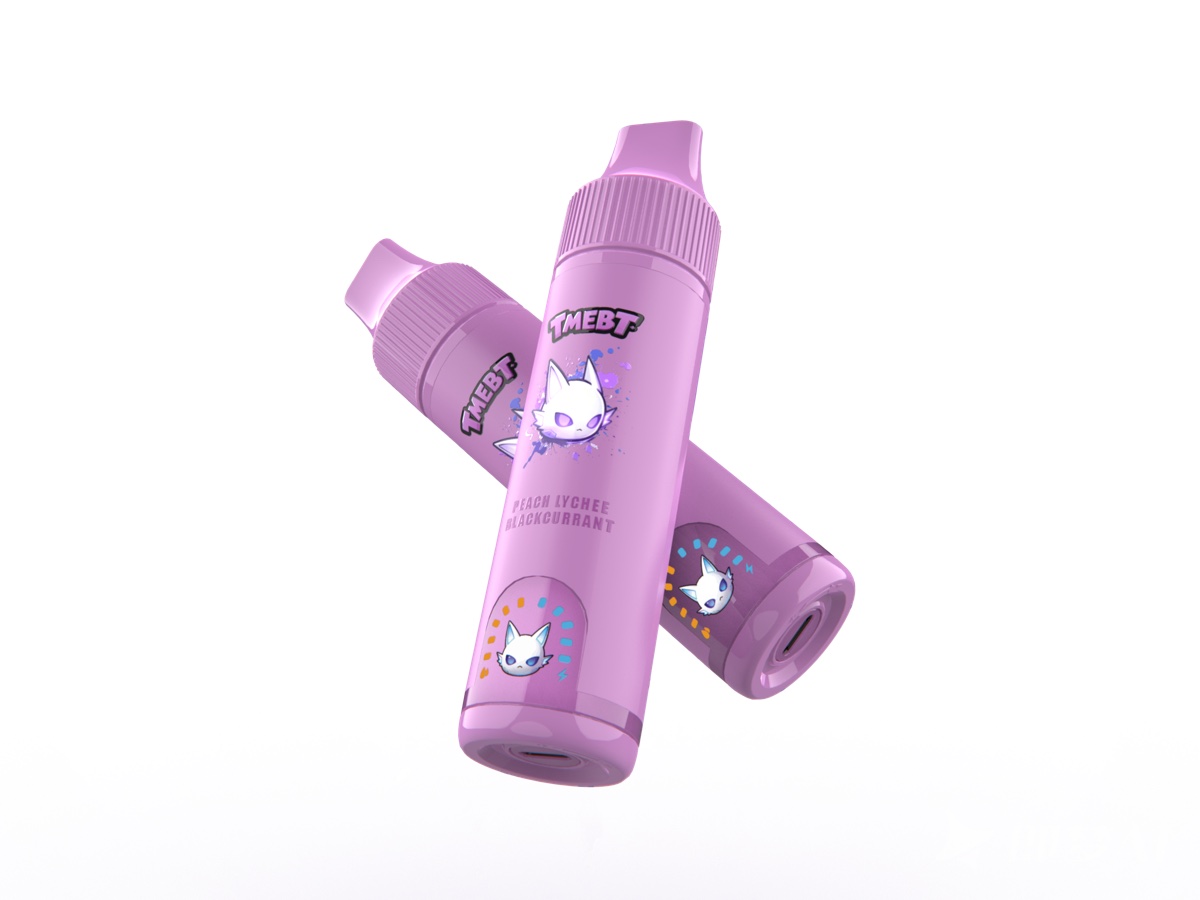TMEBT Peach Lychee Blackcurrant บุหรี่ไฟฟ้าใช้แล้วทิ้ง 18ML 30MG - Image 2